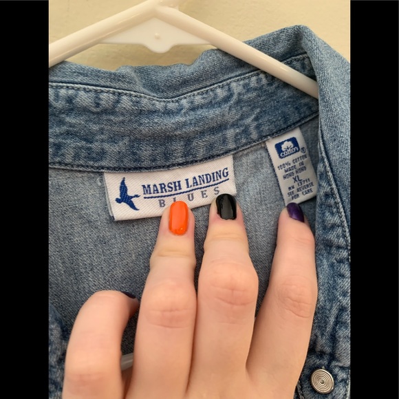 Chambray blouse - Picture 3 of 3